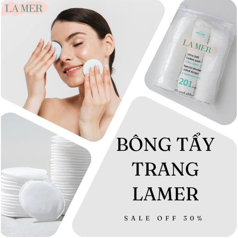 BÔNG TẨY TRANG CAO CẤP LA MER CHÍNH HÃNG