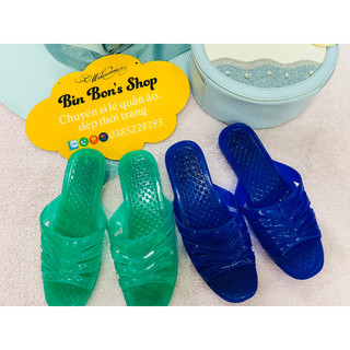 Dép nữ 2 màu xanh 36-39