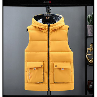 [ XẢ KHO] Áo Phao Gile Nam 2 mặt có mũ, túi hộp hàng cao cấp