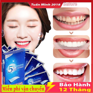Miếng dán làm trắng răng 3D-5D tiện dụng