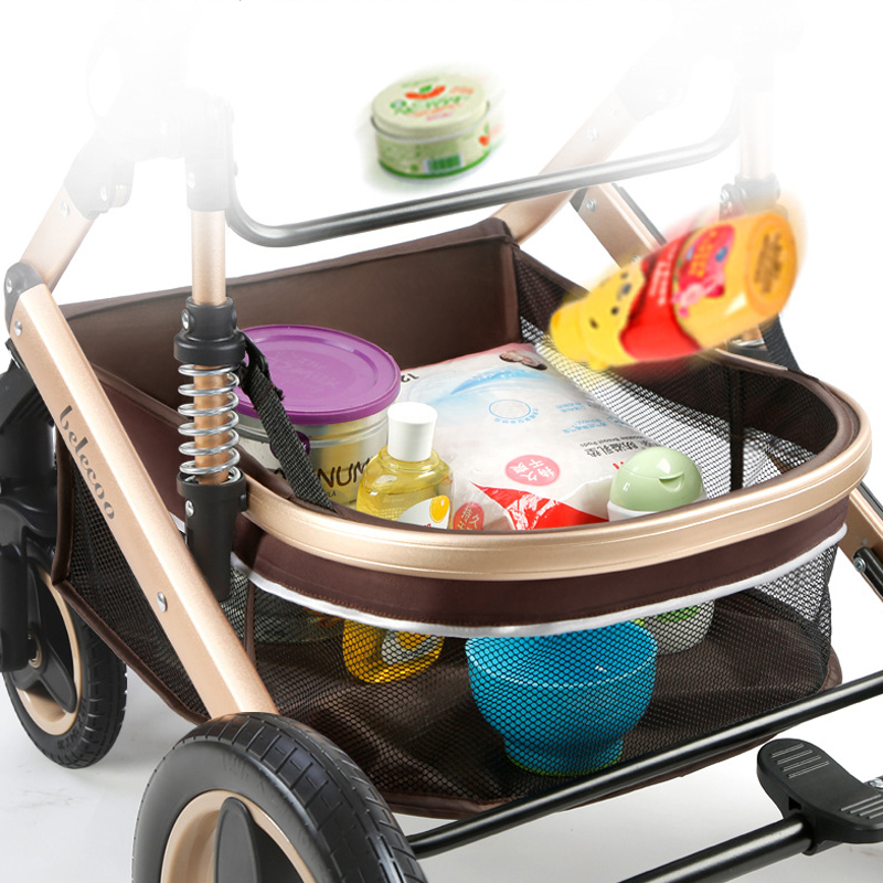 Xe đẩy em bé sơ sinh HOPE cao cấp gấp gọn hai chiều đa tính năng cho bé, xe đẩy giảm xóc kép - Bảo hành 3 năm