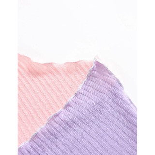[ORDER SHEIN] Áo Dây Buộc Cổ Phối 2 Màu Pastel