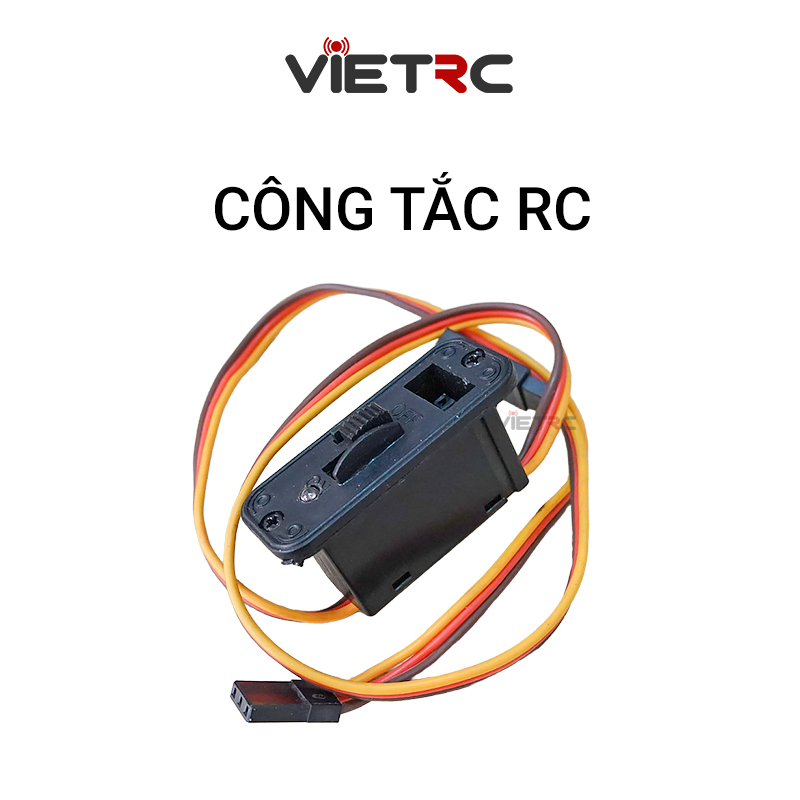 Công tắc RC đầu JR có LED nguồn cho tàu, xe, máy bay điều khiển từ xa