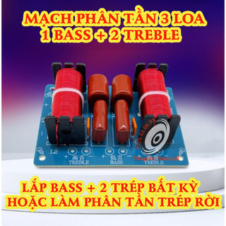PHÂN TẦN LOA 1 BASS 2 TRÉP WEAH360 - CHO CÁC BASS 25 30 VÀ CÁC LOA KÉO - GIÁ 1 CÁI - MẠCH PHÂN TẦN 3 LOA - PHÂN TẦN LOA