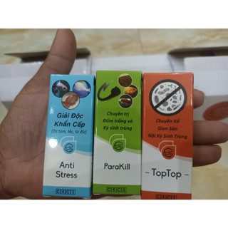 [COMBO] Antristress - Parakill - Toptop Dưỡng cá