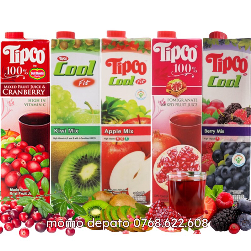 Nước Ép Tipco Thái Lan Trái Cây