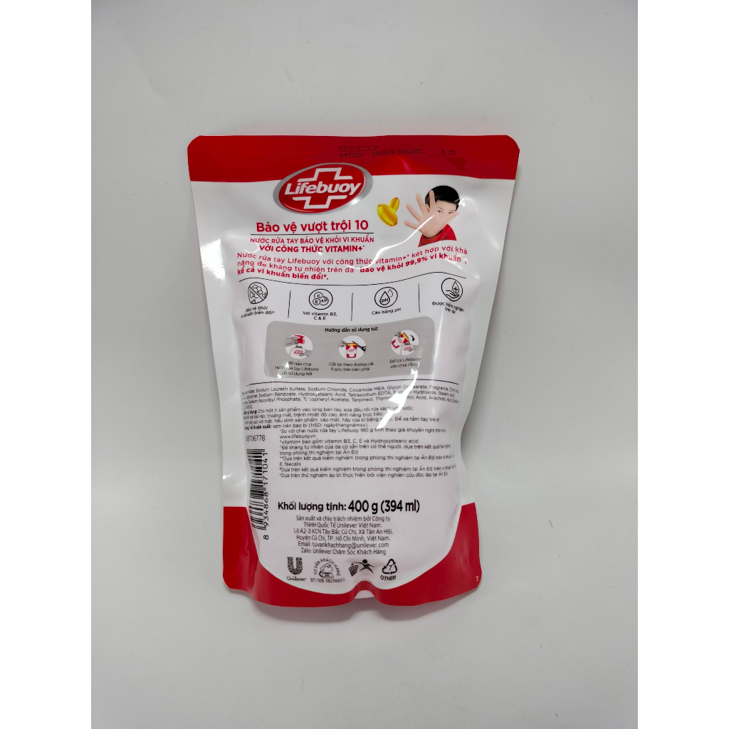 Nước Rửa Tay LIFEBUOY Dạng Túi