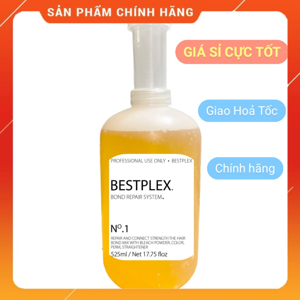 Chai NO.1 Phục hồi cho tóc tẩy, tóc nát bị cháy-tóc yêu và hư tổn do hoá chất- Bổ trợ uốn duỗi nhuộm BESTPLEX