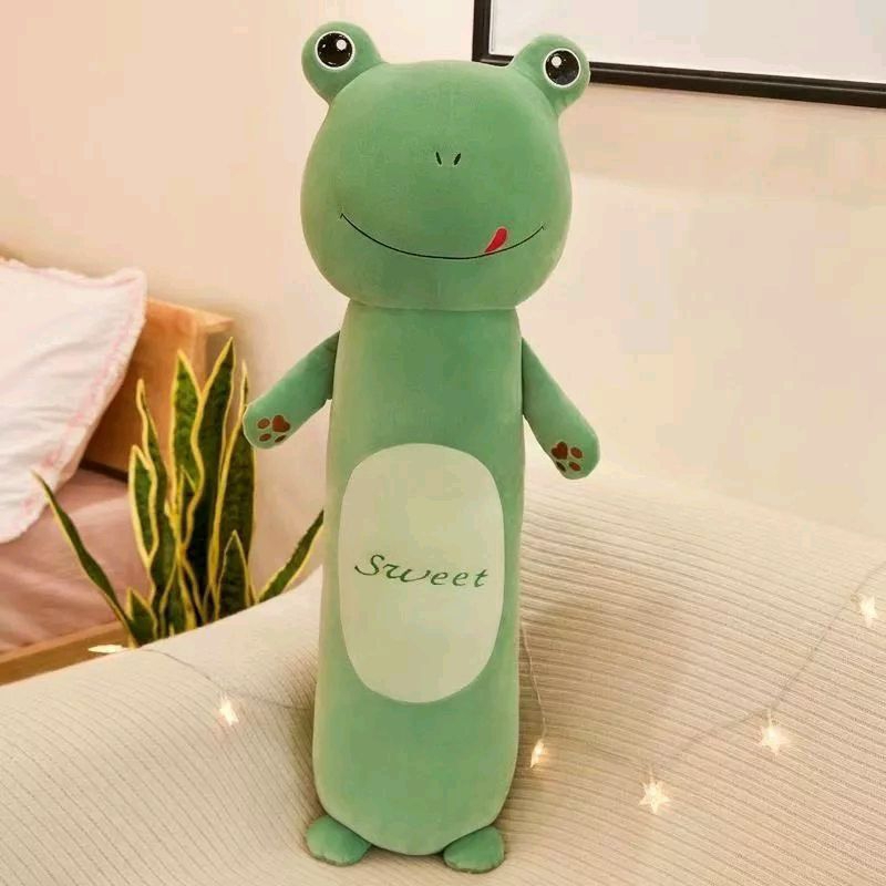 Gấu bông chó ngủ mũi tim tai dài gối ôm hình thú nhồi bông mềm mịn nhiều mẫu đủ size