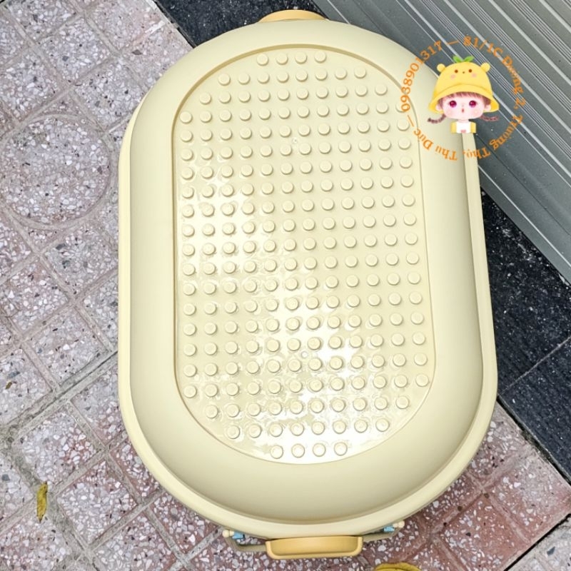 Thùng đựng đồ chơi có bánh xe