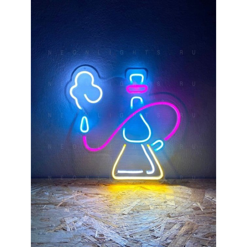 [Tặng kèm keo dán] Đèn led neon đèn hình bình Đồ Chơi