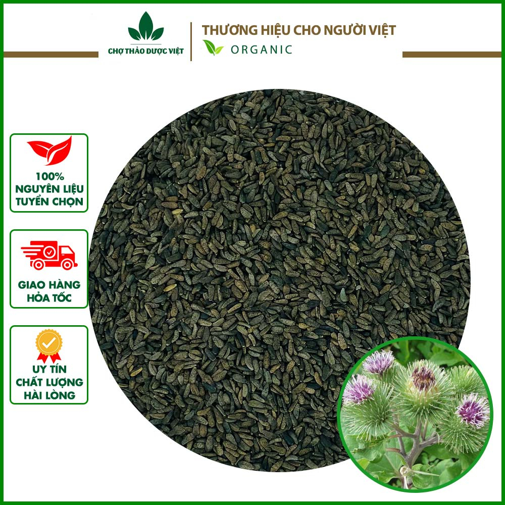 Ngưu bàng tử khô 1kg, hạt ngưu bàng, sạch, đẹp, không lẫn tạp chất - Chợ Thảo Dược Việt