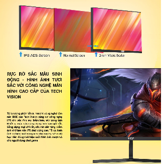 Màn hình VSP IPS 27inch tràn viền IP2706S Bảo hành 36 tháng Tặng kem tai nghe | BigBuy360 - bigbuy360.vn