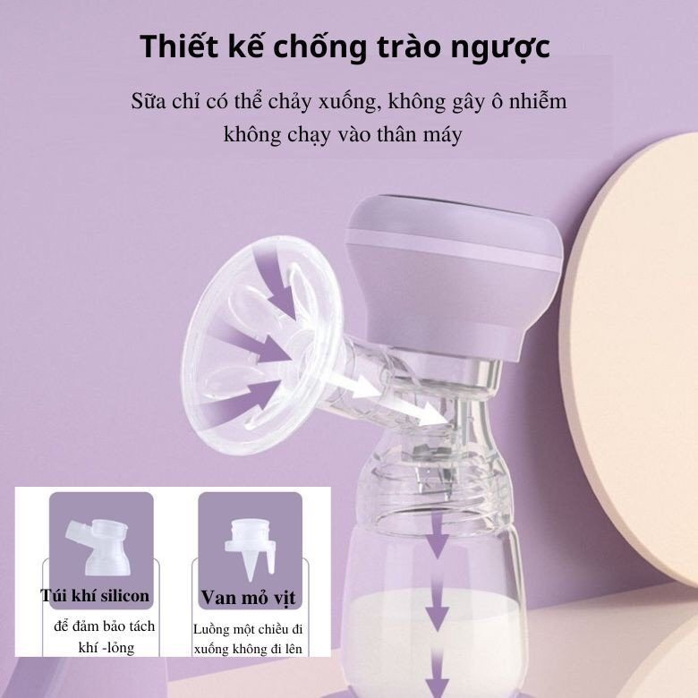 Máy Hút Sữa Điện Đơn Không Dây RH - 289 Máy Hút Sữa Rảnh Tay 3 Chế Độ Mỗi Chế Độ 9 Cấp Hút Nhẹ Nhàng Êm Ái Không Đau