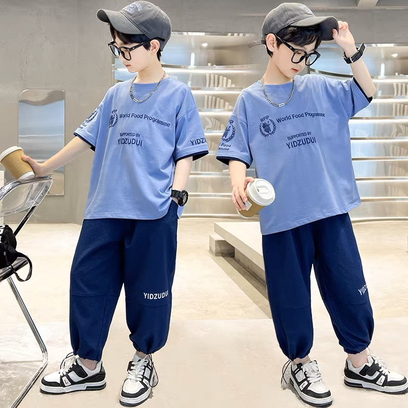 SÉT BỘ THUN BÉ TRAI QUẦN DÀI SIÊU COOL