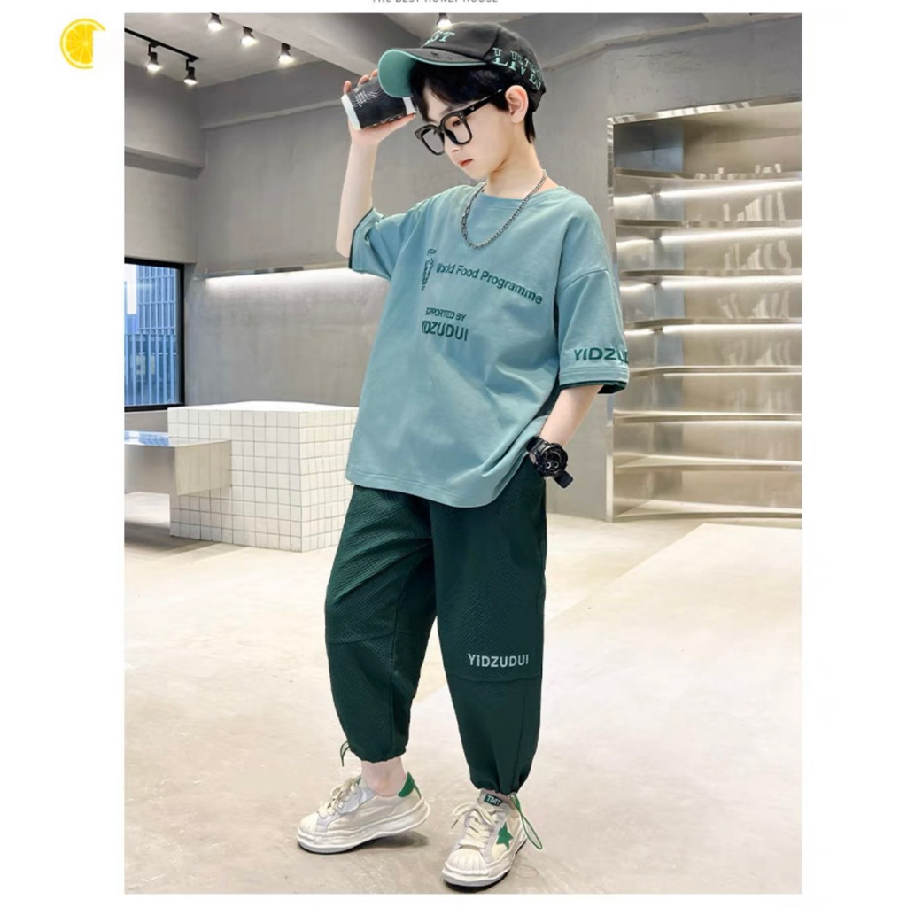 SÉT BỘ THUN BÉ TRAI QUẦN DÀI SIÊU COOL