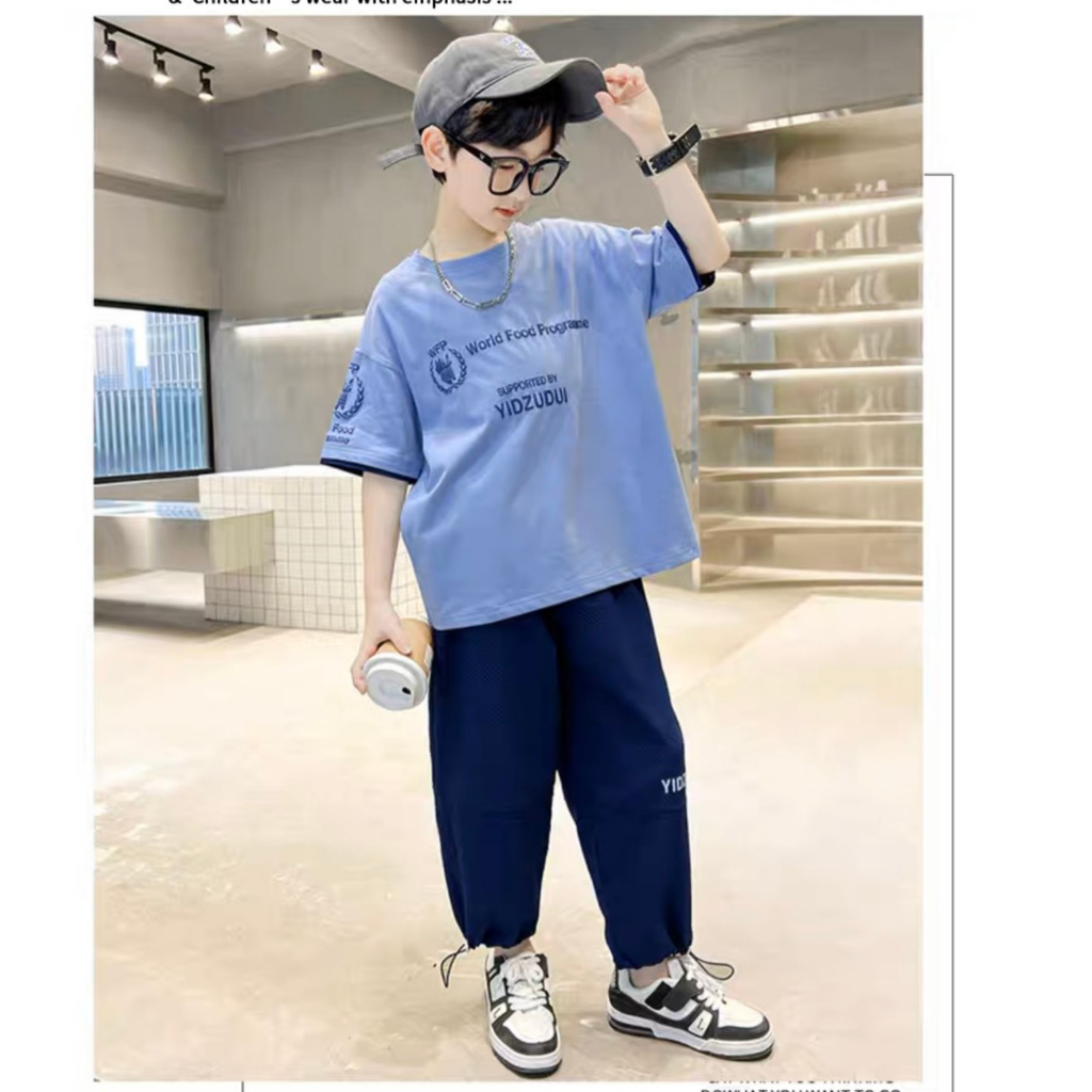 SÉT BỘ THUN BÉ TRAI QUẦN DÀI SIÊU COOL