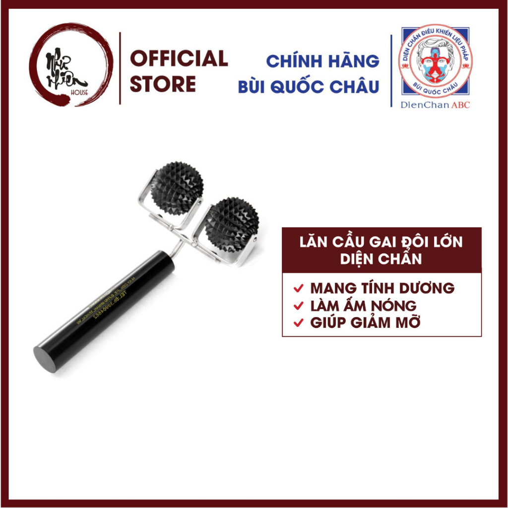 Lăn Cầu Gai Đôi Dụng Cụ Diện Chẩn Bùi Quốc Châu Chính Hãng