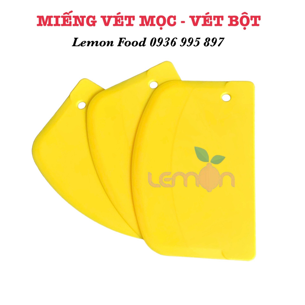 Miếng vét mọc, vét thịt xay bằng nhựa dày dặn màu vàng