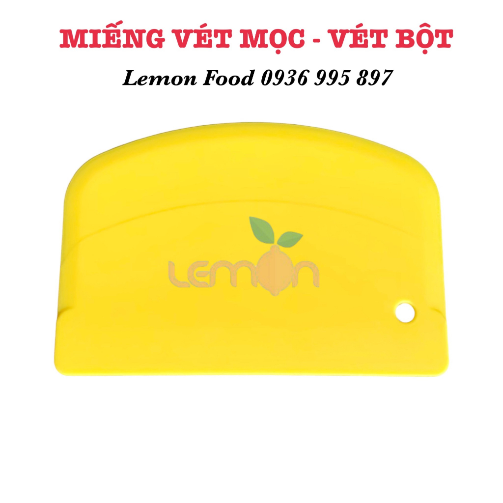 Miếng vét mọc, vét thịt xay bằng nhựa dày dặn màu vàng