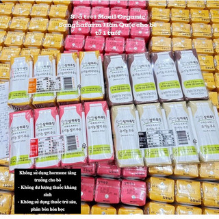 Sữa tươi Maeil Organic Sanghafarm Hàn Quốc cho bé từ 1 tuổi