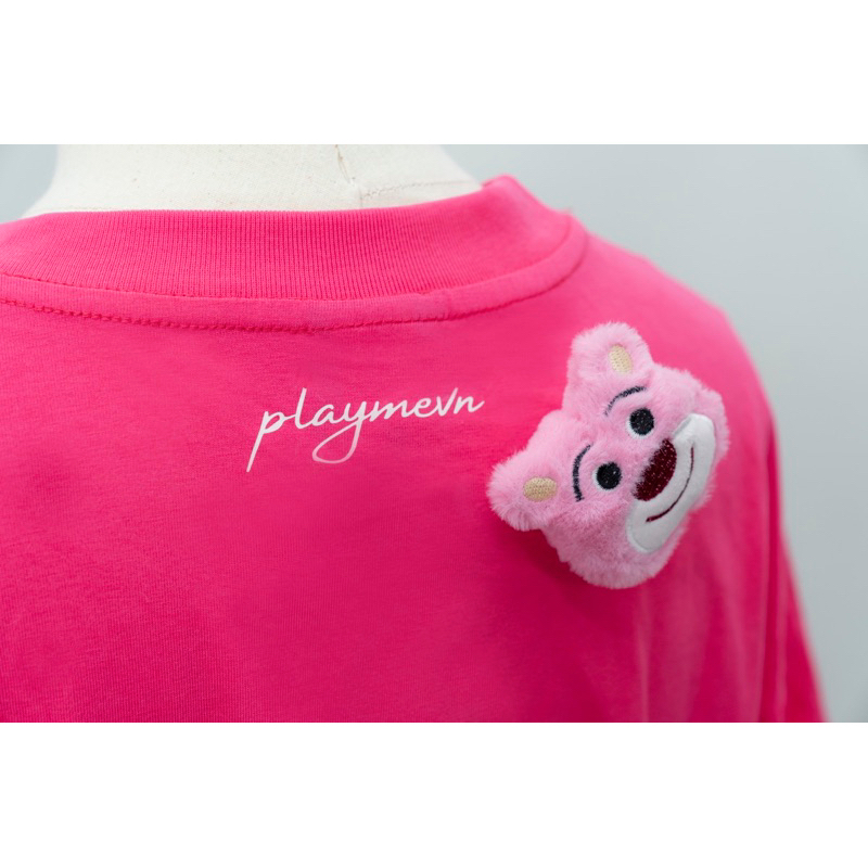 Áo Thun Playmevn Gấu Dâu Lotso