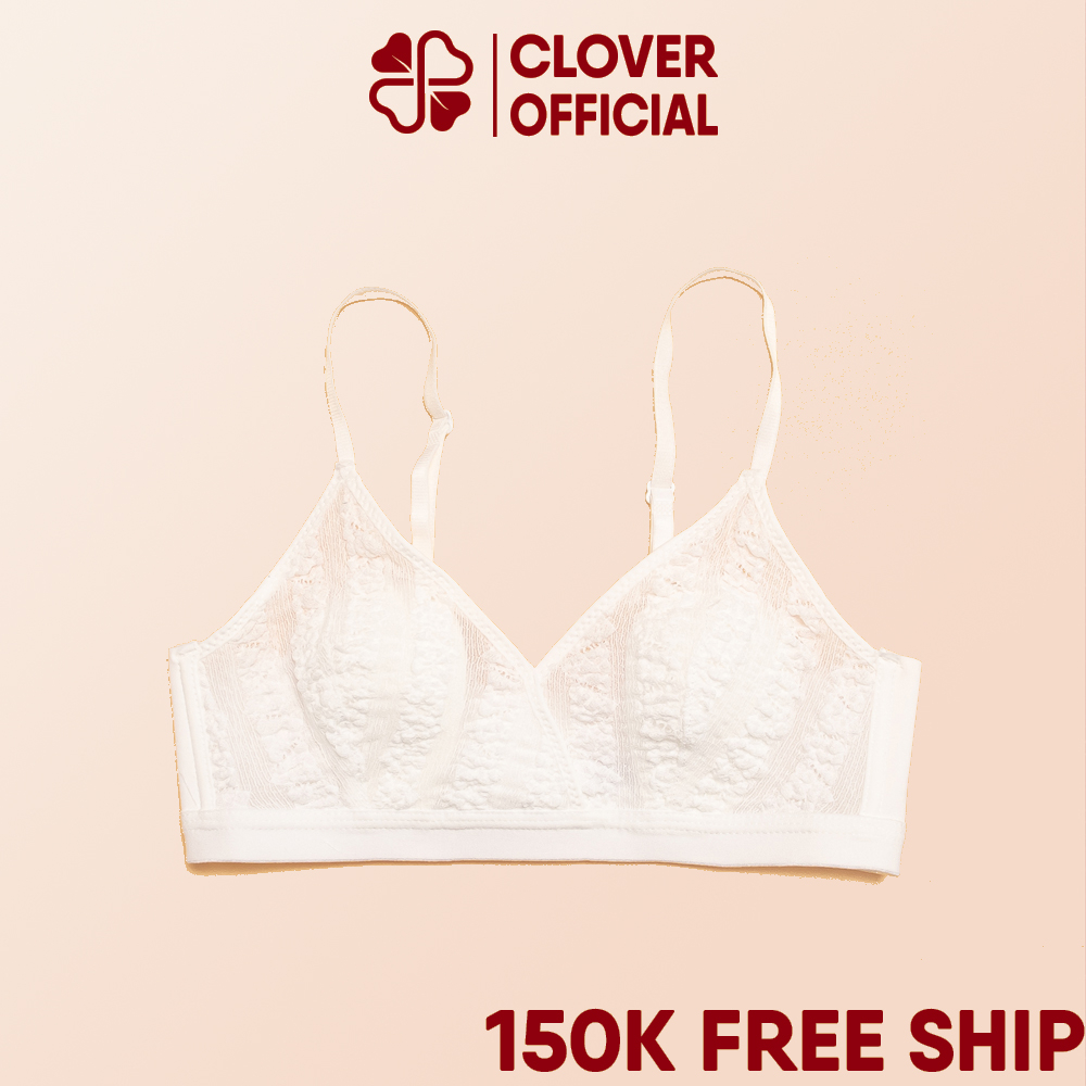 Áo Ngực Su Ren Không Gọng Không Mút Siêu Mềm Mại Chất Lượng Cao Elsa Bra 9391