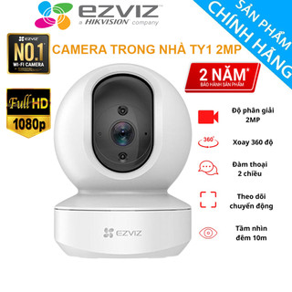 Camera Wifi Ezviz TY1 2MP 4MP 1080P, 2K  Còi Hú Báo Động , Đàm Thoại 2 Chiều,Quay Quét 360 Độ , Full HD - BH 24 Tháng