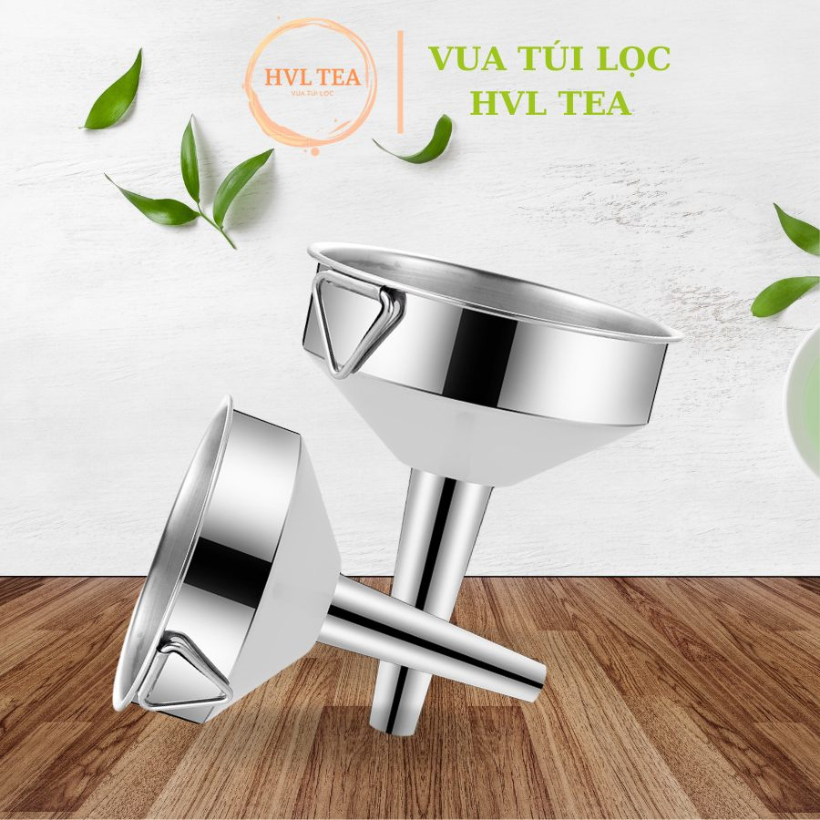 Phễu rót chiết chất rượu/ Dầu/ Mật Ong/ chất lỏng, chất liệu Inox 304 cao cấp - HVL TEA