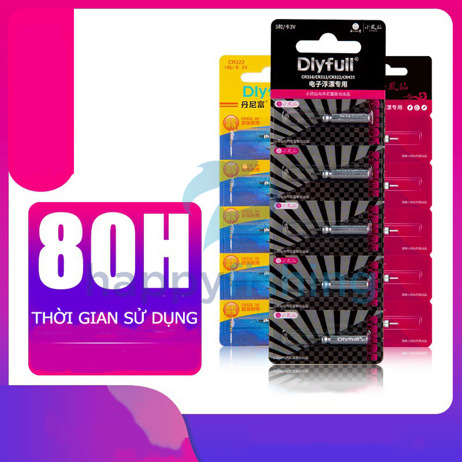 Pin CR425, CR311, CR316, CR322 Chuyên Dùng Cho Phao Câu Đài Tiểu Phượng Hoàng