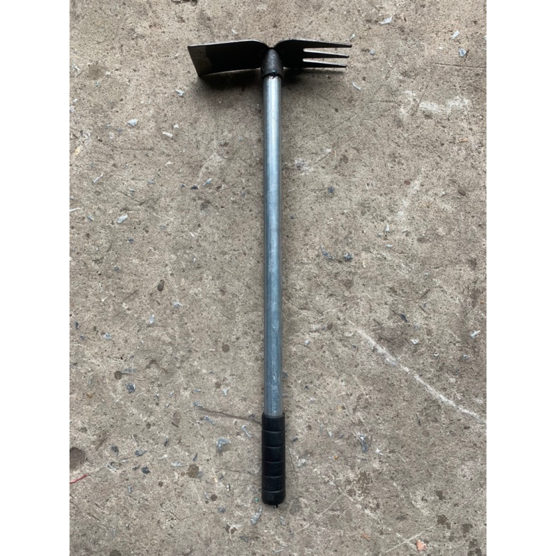 Dụng cụ làm vườn mini cuốc và cào 2 đầu