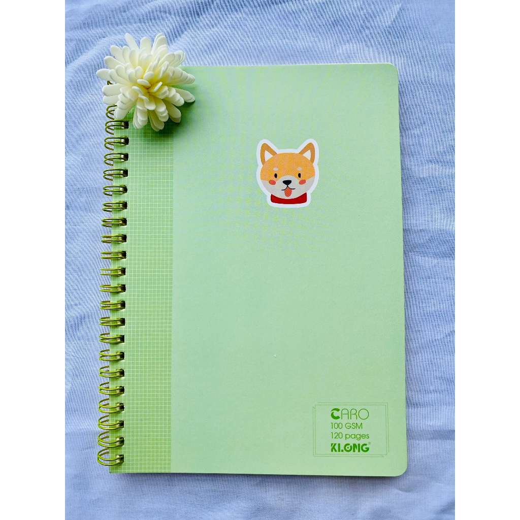 Sổ tay A5 Klong gáy xoắn lò xo, giấy đẹp, bìa xinh 120 trang 100/76 - VPP THIÊN ÁI KL535/KL537