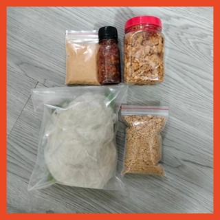Combo 250g bánh tráng Rìa Ps Tóp mỡ muối sa tế hoặc ớ Rim