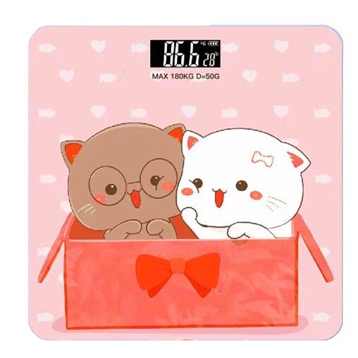 Cân Điện Tử Gia Đình- Cân Sức Khoẻ Tặng Kèm Dây Đo Và Pin