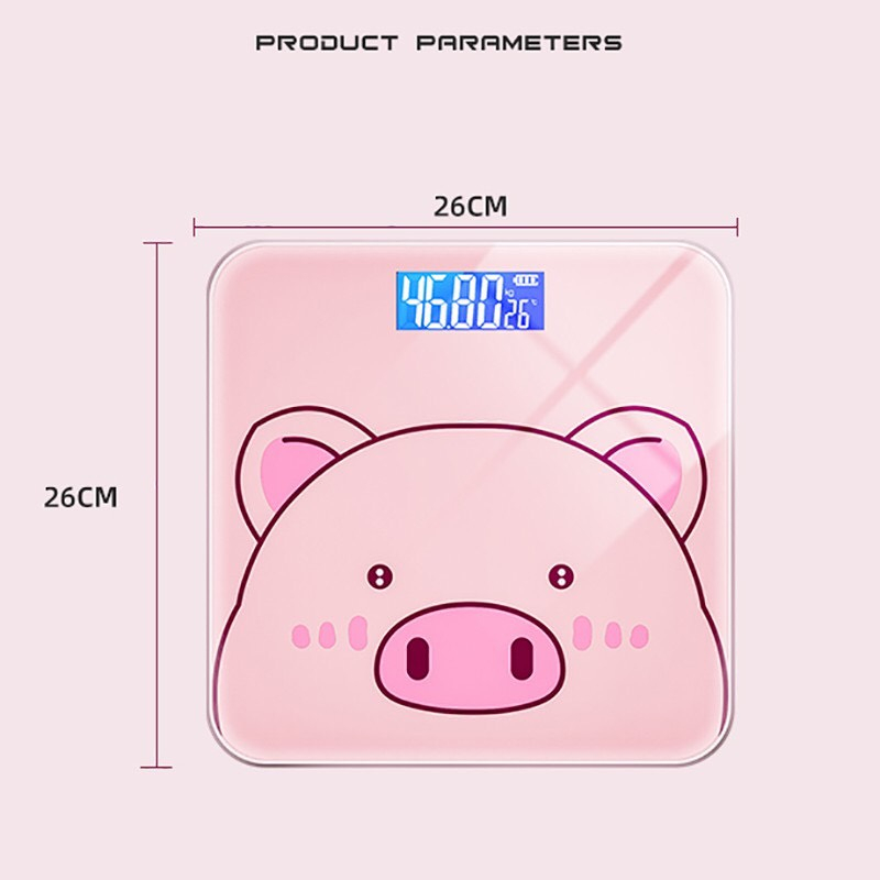 Cân Điện Tử Gia Đình- Cân Sức Khoẻ Tặng Kèm Dây Đo Và Pin