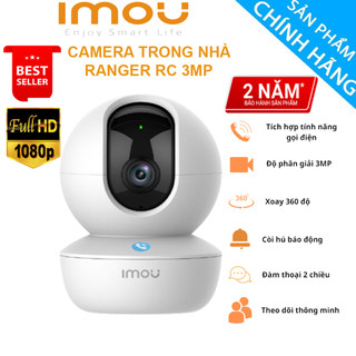 Camera Wifi Imou Ranger RC 3MP 4MP 5MP Nút gọi cảm ứng ,Phát hiện con người ,Xoay toàn cảnh 360 ,Đàm thoại - BH 24 Tháng