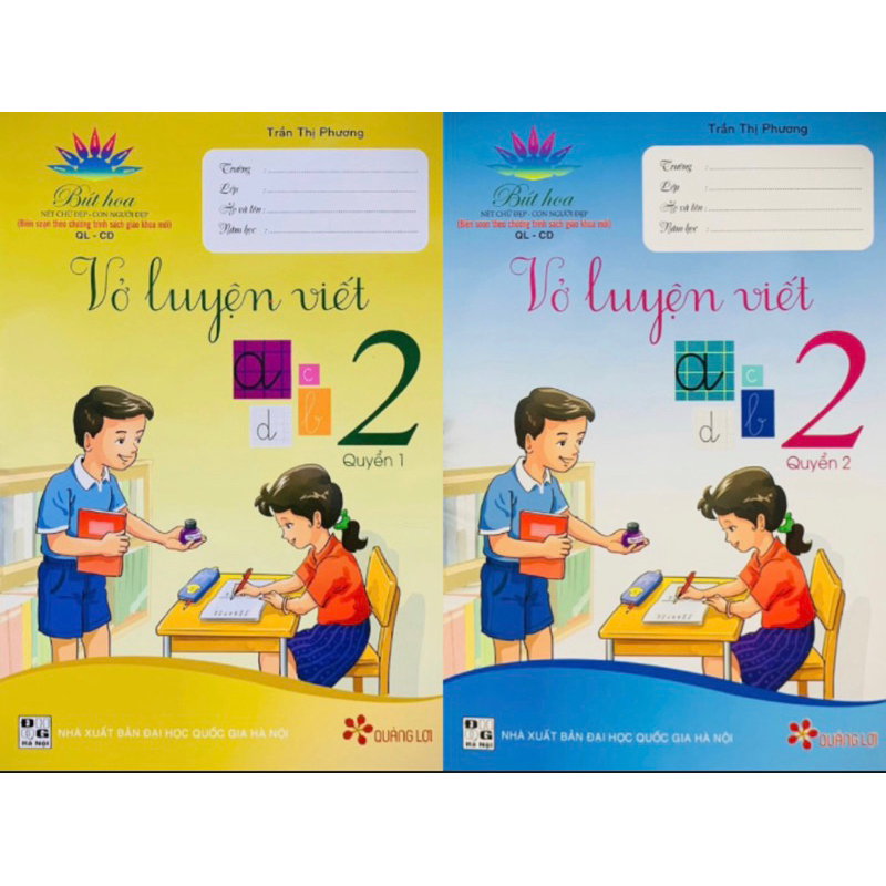 Sách -(Combo )Vở Luyện Viết 2 (Quyển 1+2)
