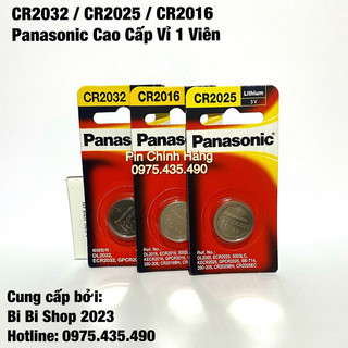 Pin Cao Cấp CR2032 / CR2025 / CR2016 Panasonic Vỉ 1 Viên
