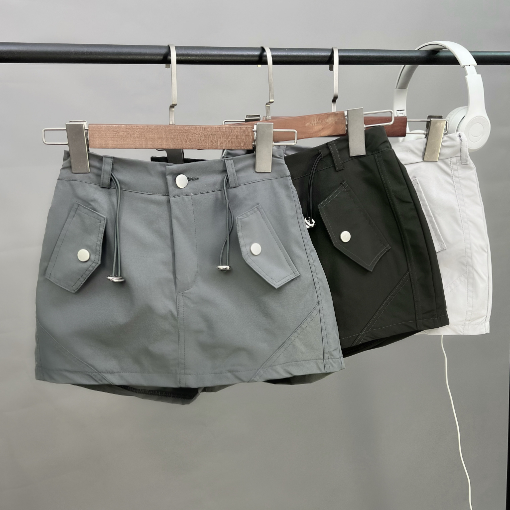 Chân váy kaki túi hộp mẫu mới 2023