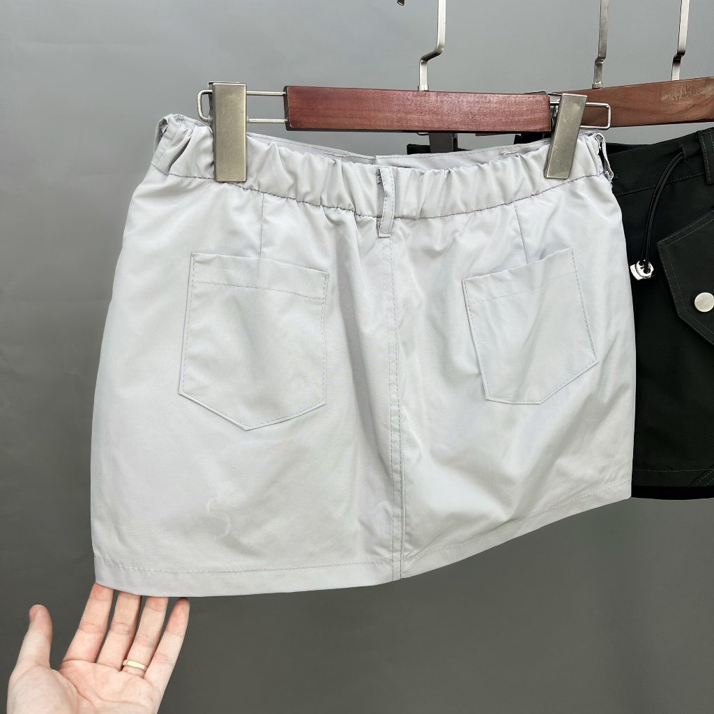 Chân váy kaki túi hộp mẫu mới 2023