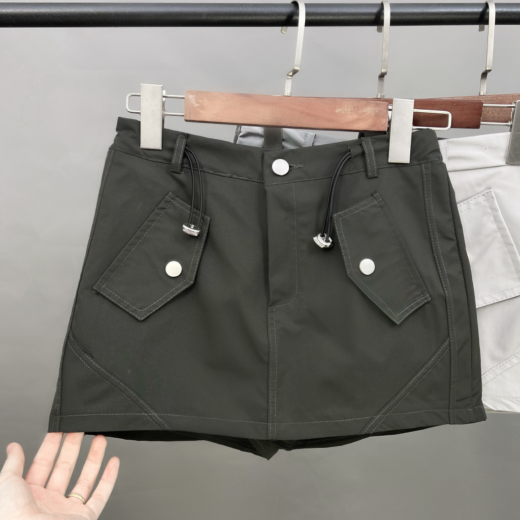 Chân váy kaki túi hộp mẫu mới 2023
