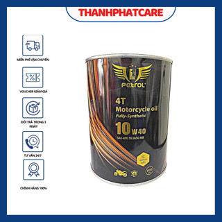 Nhớt tổng hợp petrol one 10w40 dành cho xe số và xe côn tay