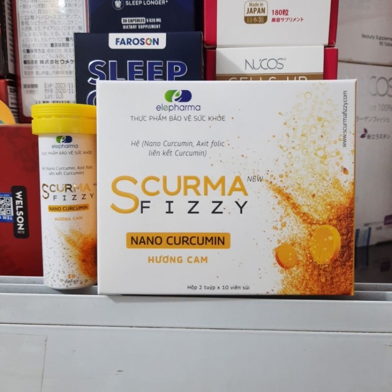 ✅ Viên sủi nghệ nano SCURMA FIZZY