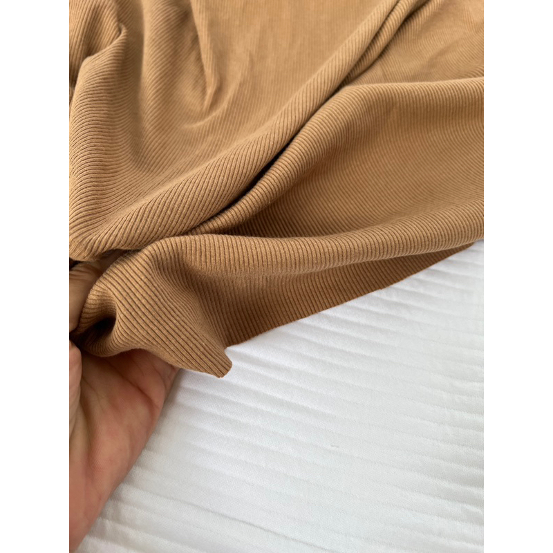 Vải thun tăm tông màu Hàn