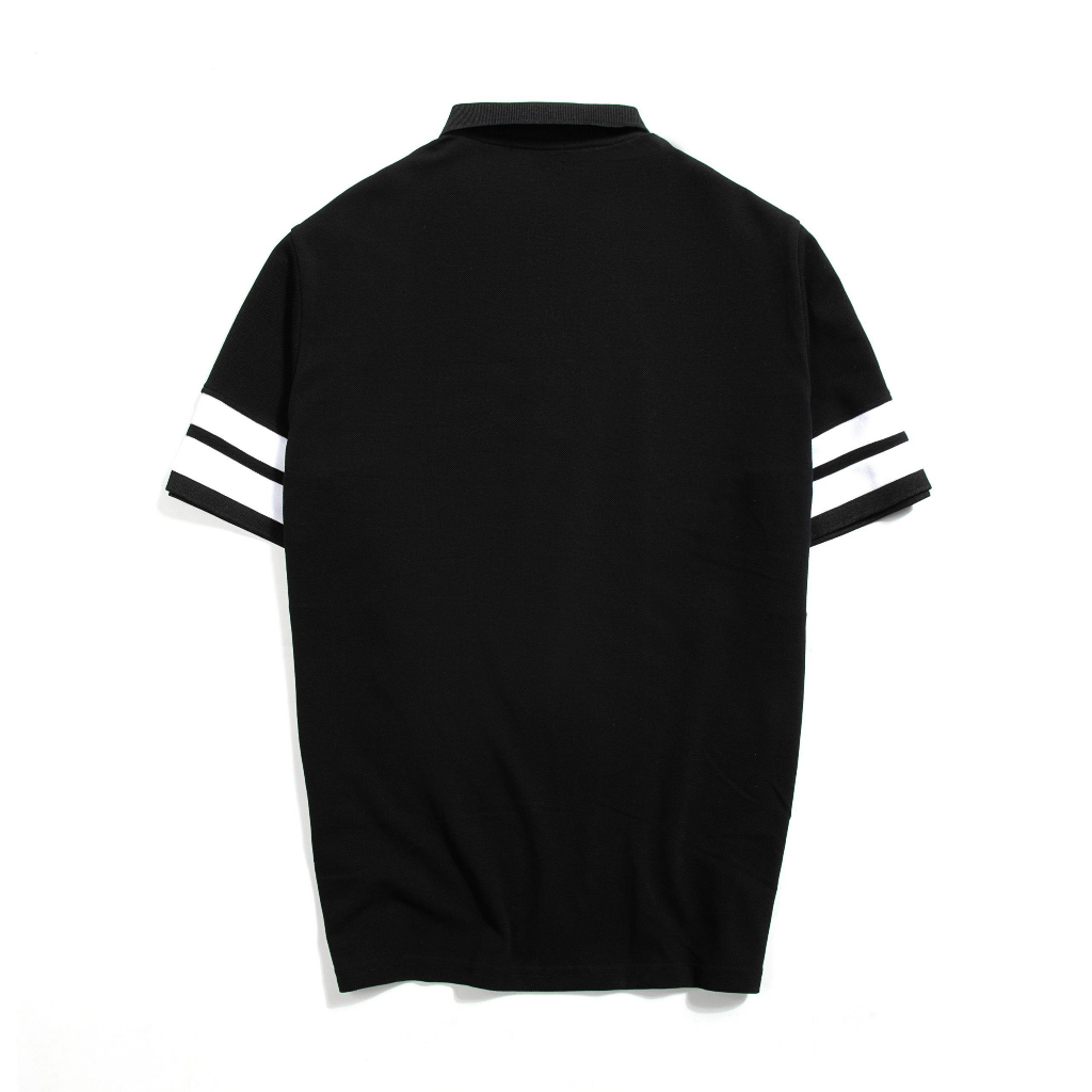BIGSIZE-NAM 80-140KG POLO ĐEN PHỐI XANH TRẮNG PL009 2BIG NAVY STAR