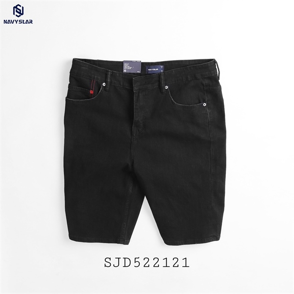 BIGSIZE NAM 80-140KG SHORT JEAN ĐEN  2BIG NAVY STAR