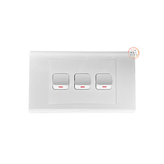 [CHÍNH HÃNG] Mặt 1,2,3 hạt công tắc LiOA (âm tường + lắp nổi)