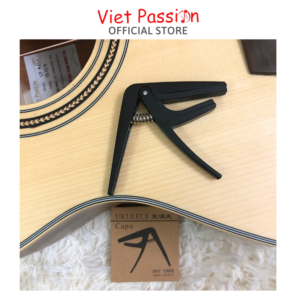 Capo cho đàn ukulele dành riêng đàn ukulele chất liệu nhựa Viet Passion HCM