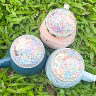 Ly sứ có nắp hình phi hành gia dễ thương