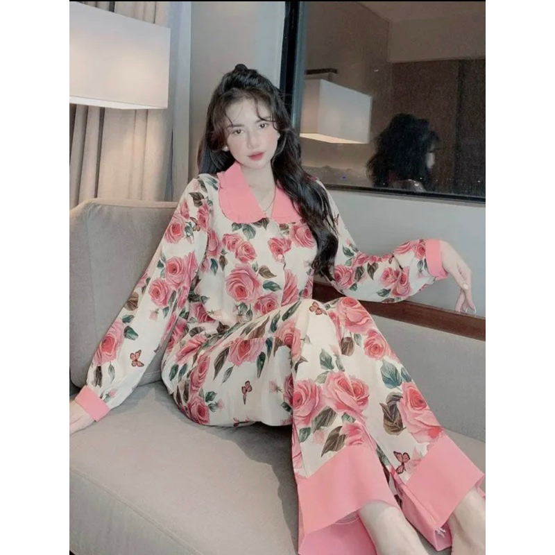 Set Pijama Dài - DÀI hoạ tiết xinh sắn